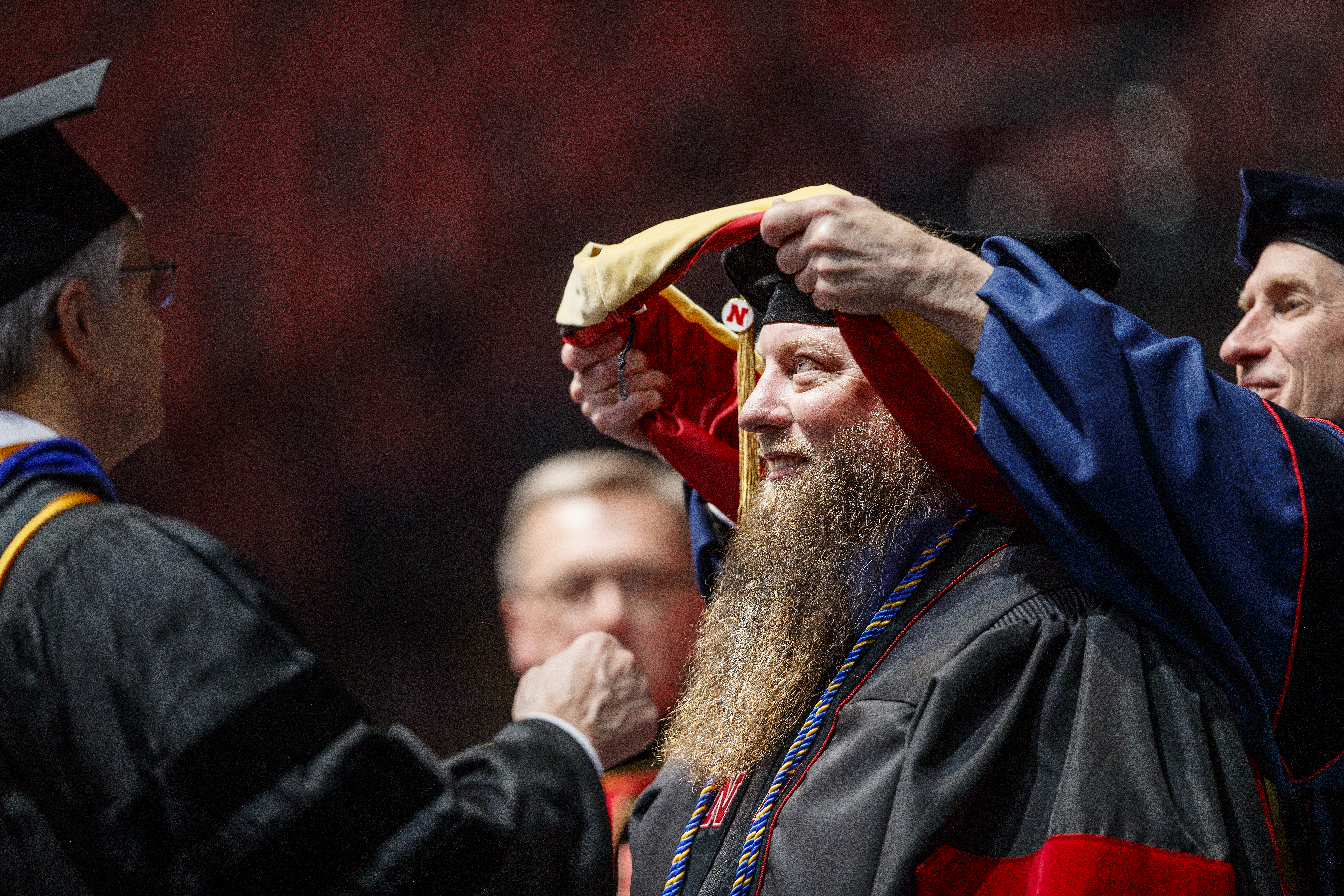 Dr. Lee Briese commencement ceremony