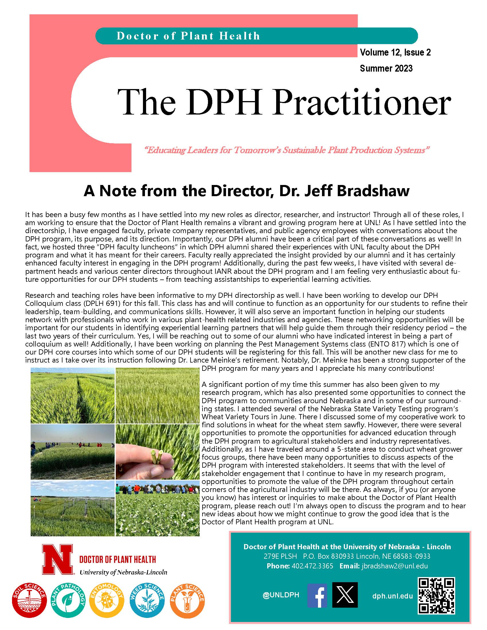 Cover of July 2023 DPH Newsletter